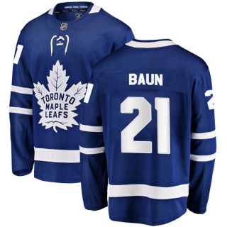 Men's Bobby Baun Toronto Maple Leafs Fanatics Branded Home Jersey - Breakaway Blue