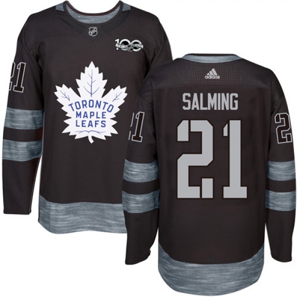 Men's Borje Salming Toronto Maple Leafs Adidas 1917- 100th ...