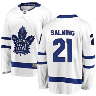 Men's Borje Salming Toronto Maple Leafs Fanatics Branded Away Jersey - Breakaway White