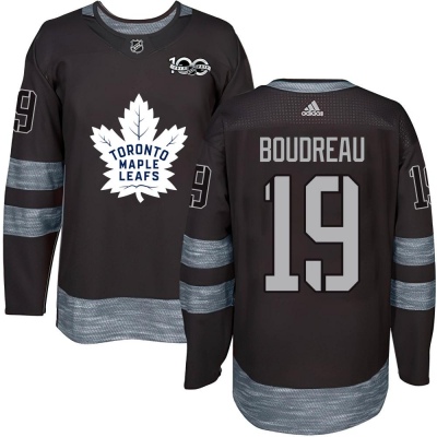 Men's Bruce Boudreau Toronto Maple Leafs 1917- 100th Anniversary Jersey - Authentic Black