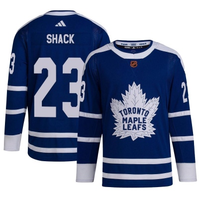 Men's Eddie Shack Toronto Maple Leafs Adidas Reverse Retro 2.0 Jersey - Authentic Royal