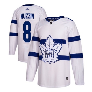 Men's Jake Muzzin Toronto Maple Leafs Adidas 2018 Stadium Series Jersey - Authentic White
