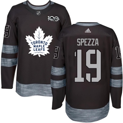 Men's Jason Spezza Toronto Maple Leafs 1917- 100th Anniversary Jersey - Authentic Black