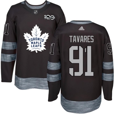 Men's John Tavares Toronto Maple Leafs 1917- 100th Anniversary Jersey - Authentic Black