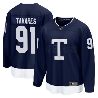 Men's John Tavares Toronto Maple Leafs Fanatics Branded 2022 Heritage Classic Jersey - Breakaway Navy