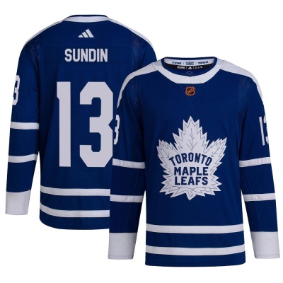 Men's Mats Sundin Toronto Maple Leafs Adidas Reverse Retro 2.0 Jersey - Authentic Royal