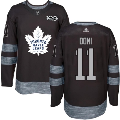 Men's Max Domi Toronto Maple Leafs 1917- 100th Anniversary Jersey - Authentic Black