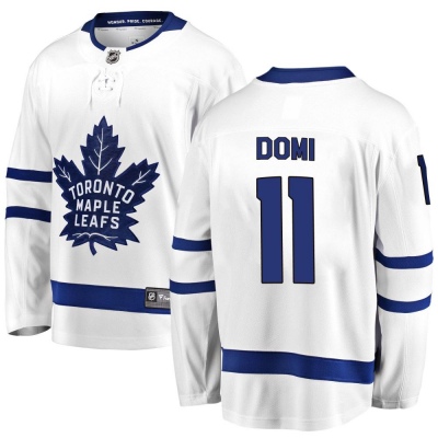 Men's Max Domi Toronto Maple Leafs Fanatics Branded Away Jersey - Breakaway White