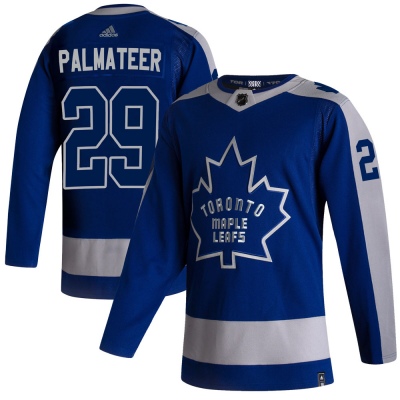 Men's Mike Palmateer Toronto Maple Leafs Adidas 2020/21 Reverse Retro Jersey - Authentic Blue