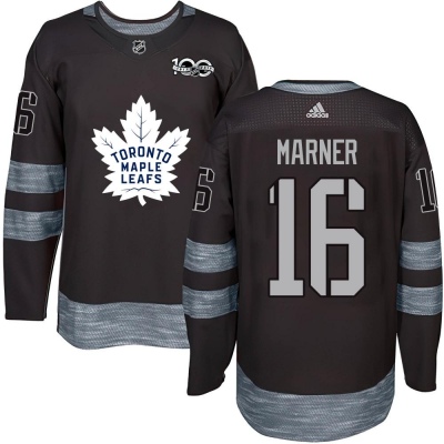 Men's Mitch Marner Toronto Maple Leafs 1917- 100th Anniversary Jersey - Authentic Black