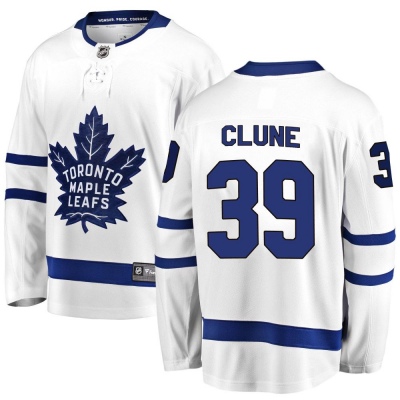 Men's Rich Clune Toronto Maple Leafs Fanatics Branded Away Jersey - Breakaway White