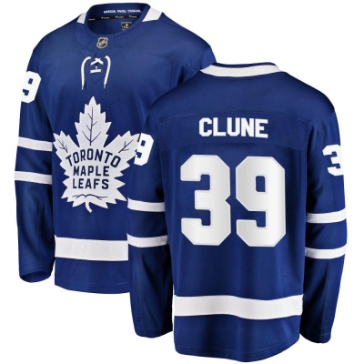 Men's Rich Clune Toronto Maple Leafs Fanatics Branded Home Jersey - Breakaway Blue