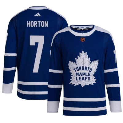 Men's Tim Horton Toronto Maple Leafs Adidas Reverse Retro 2.0 Jersey - Authentic Royal