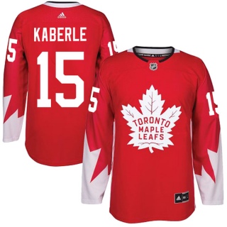 Men's Tomas Kaberle Toronto Maple Leafs Adidas Alternate Jersey - Authentic Red