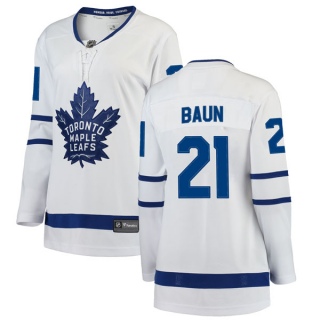 Women's Bobby Baun Toronto Maple Leafs Fanatics Branded Away Jersey - Breakaway White