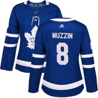 Women's Jake Muzzin Toronto Maple Leafs Adidas Home Jersey - Authentic Blue