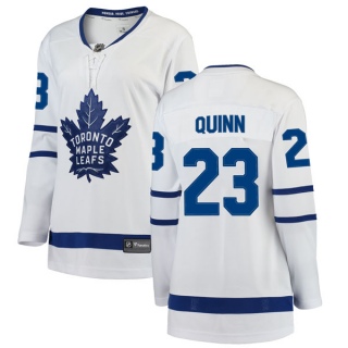 Women's Pat Quinn Toronto Maple Leafs Fanatics Branded Away Jersey - Breakaway White