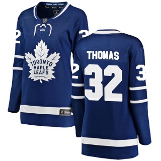 Women's Steve Thomas Toronto Maple Leafs Fanatics Branded Home Jersey - Breakaway Blue