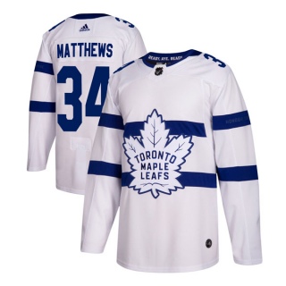 Youth Auston Matthews Toronto Maple Leafs Adidas 2018 Stadium Series Jersey - Authentic White