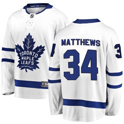 Youth Auston Matthews Toronto Maple Leafs Fanatics Branded Away Jersey - Breakaway White
