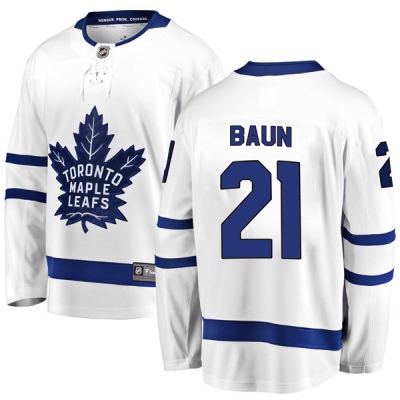 Youth Bobby Baun Toronto Maple Leafs Fanatics Branded Away Jersey - Breakaway White