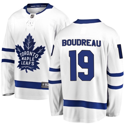 Youth Bruce Boudreau Toronto Maple Leafs Fanatics Branded Away Jersey - Breakaway White