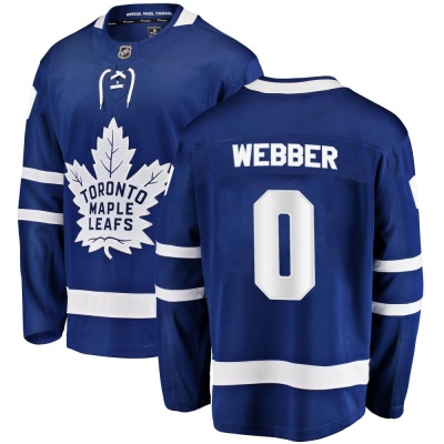 Youth Cade Webber Toronto Maple Leafs Fanatics Branded Home Jersey - Breakaway Blue