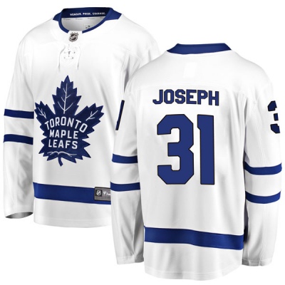 Youth Curtis Joseph Toronto Maple Leafs Fanatics Branded Away Jersey - Breakaway White