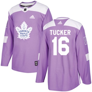 Youth Darcy Tucker Toronto Maple Leafs Adidas Fights Cancer Practice Jersey - Authentic Purple