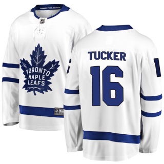Youth Darcy Tucker Toronto Maple Leafs Fanatics Branded Away Jersey - Breakaway White