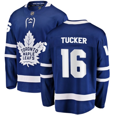 Youth Darcy Tucker Toronto Maple Leafs Fanatics Branded Home Jersey - Breakaway Blue