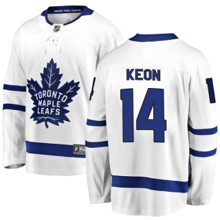 Youth Dave Keon Toronto Maple Leafs Fanatics Branded Away Jersey - Breakaway White