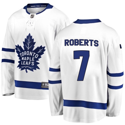 Youth Gary Roberts Toronto Maple Leafs Fanatics Branded Away Jersey - Breakaway White