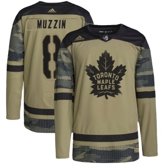 Youth Jake Muzzin Toronto Maple Leafs Adidas Military Appreciation Practice Jersey - Authentic Camo