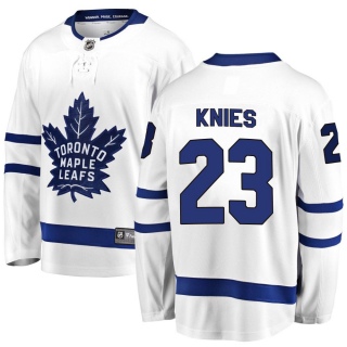 Youth Matthew Knies Toronto Maple Leafs Fanatics Branded Away Jersey - Breakaway White