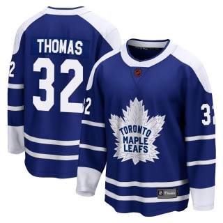 Youth Steve Thomas Toronto Maple Leafs Fanatics Branded Special Edition 2.0 Jersey - Breakaway Royal