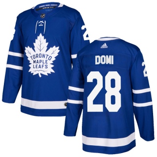 Youth Tie Domi Toronto Maple Leafs Adidas Home Jersey - Authentic Blue