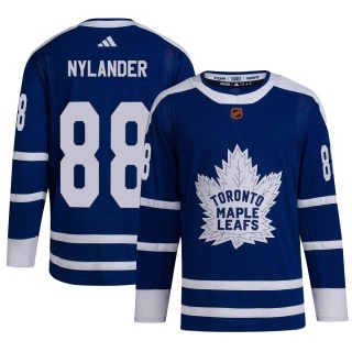 Youth William Nylander Toronto Maple Leafs Adidas Reverse Retro 2.0 Jersey - Authentic Royal